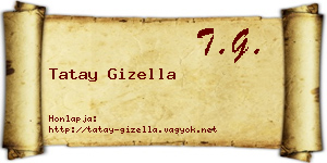 Tatay Gizella névjegykártya